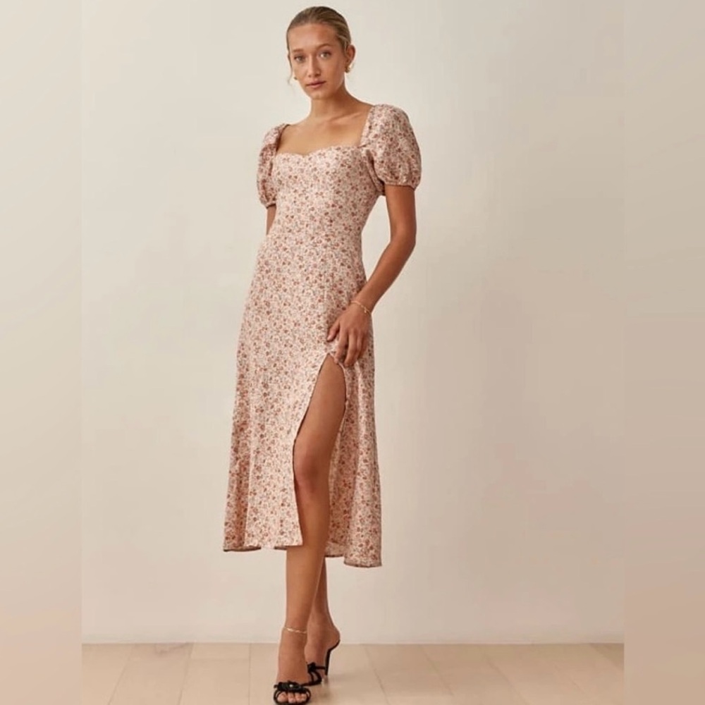 Reformation Denver Linen Fairy Dress